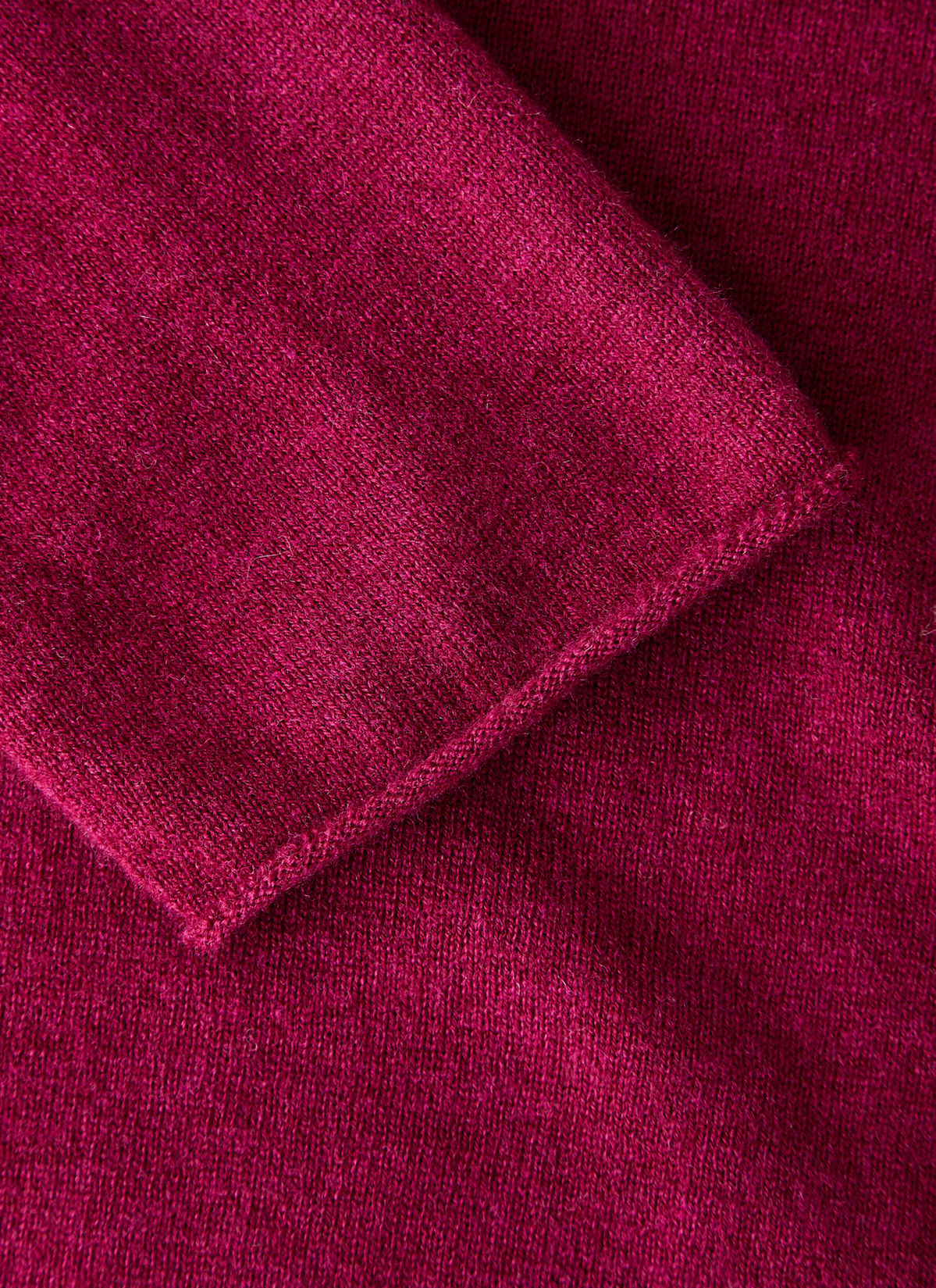 Pullover Stehkragen 1/1 Arm, Bordeaux 