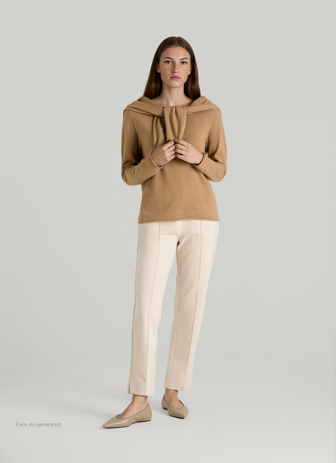Pullover Rundhals 1/1 Arm width=