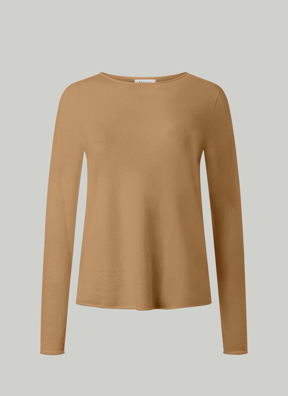 Pullover Rundhals 1/1 Arm Pumpkin Spice Frontansicht