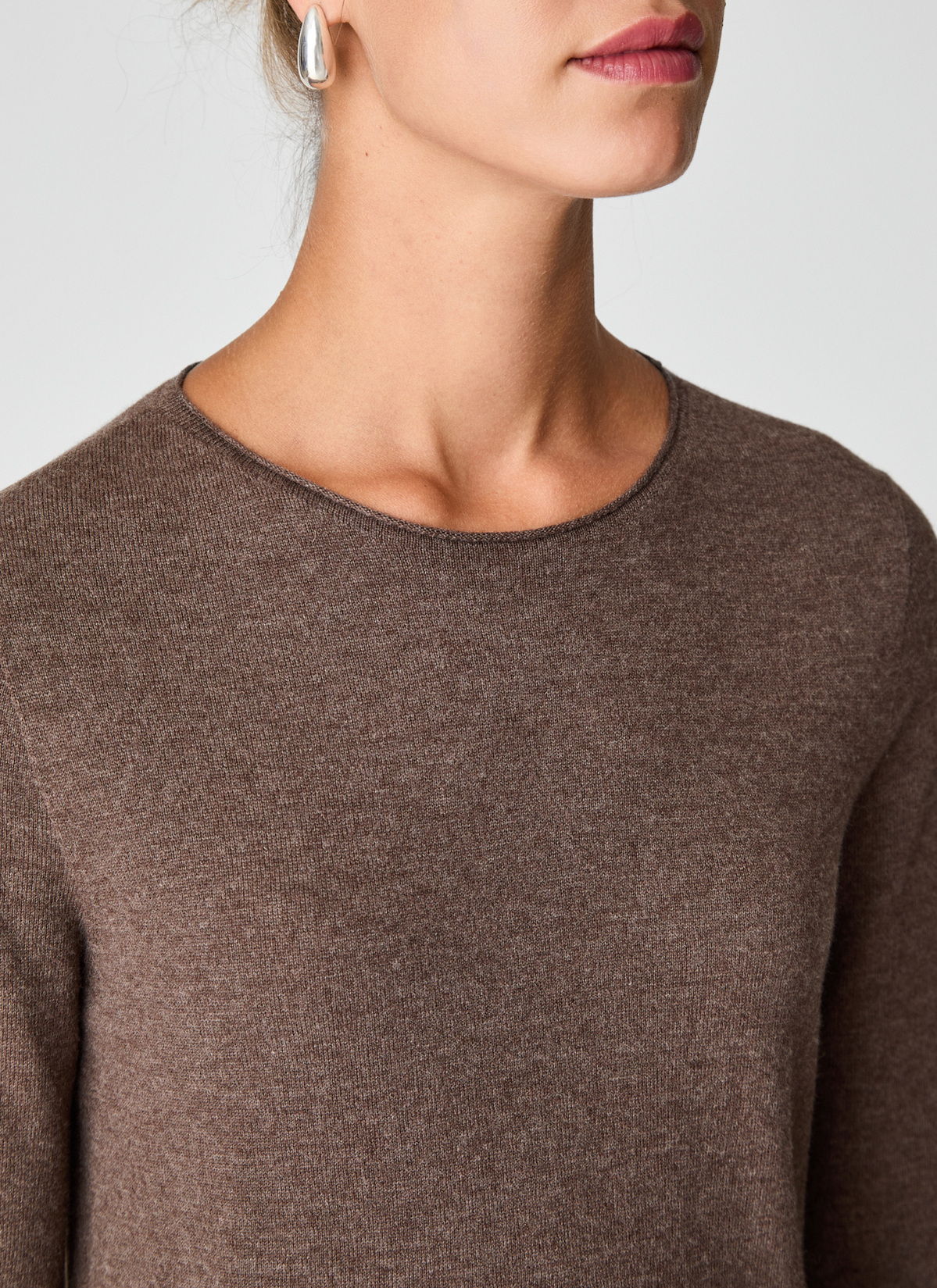 Pullover Rundhals 1/1 Arm, Hardwood Detailansicht 1