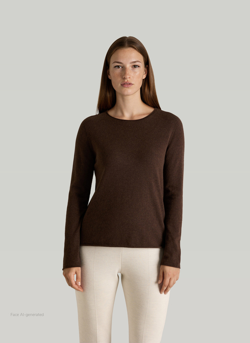 Pullover Rundhals 1/1 Arm width=