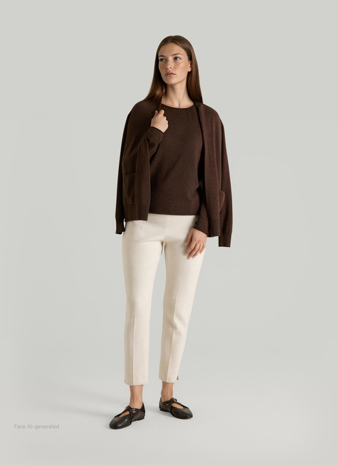 Pullover Rundhals 1/1 Arm width=