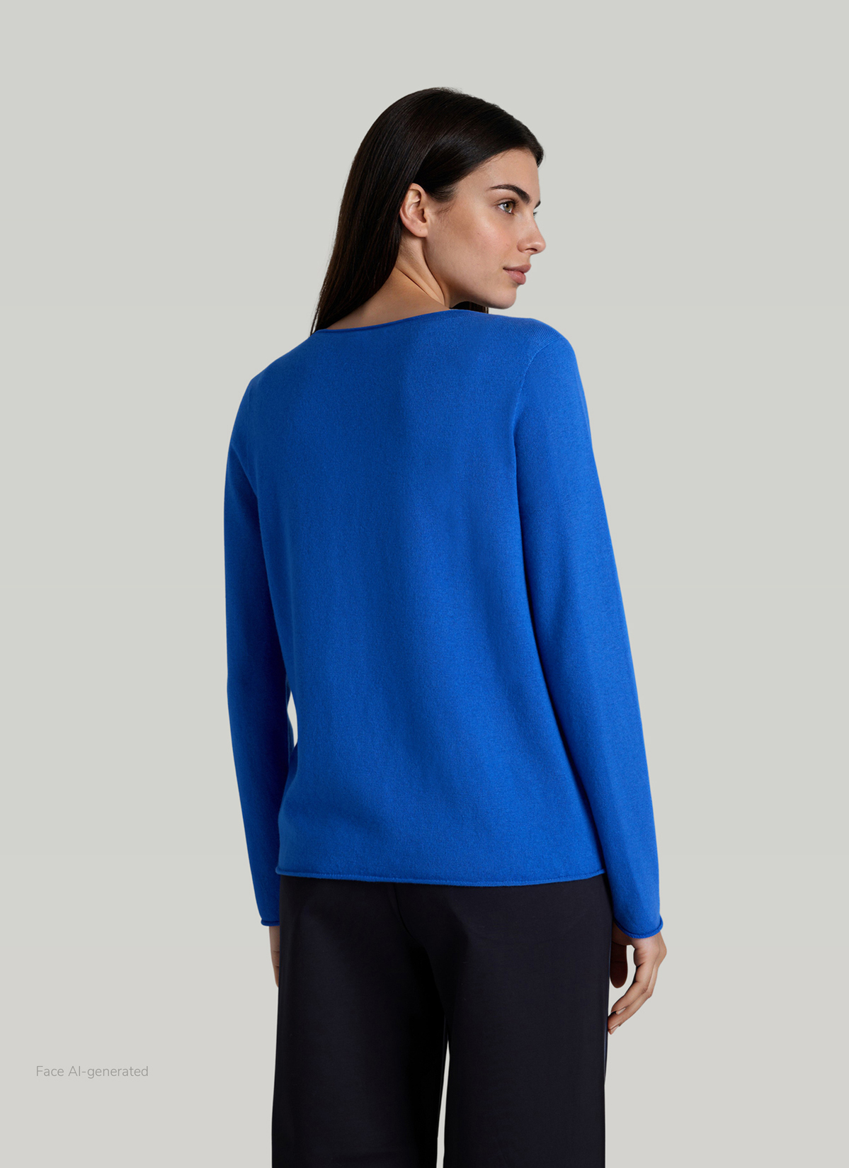 Pullover Rundhals 1/1 Arm, Nordic Light Rückansicht