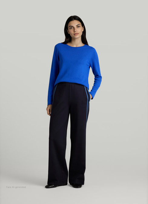 Pullover Rundhals 1/1 Arm width=