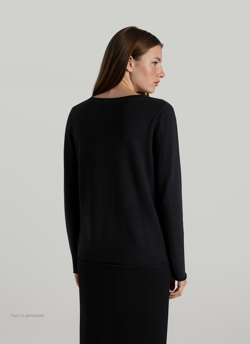 Pullover Rundhals 1/1 Arm width=