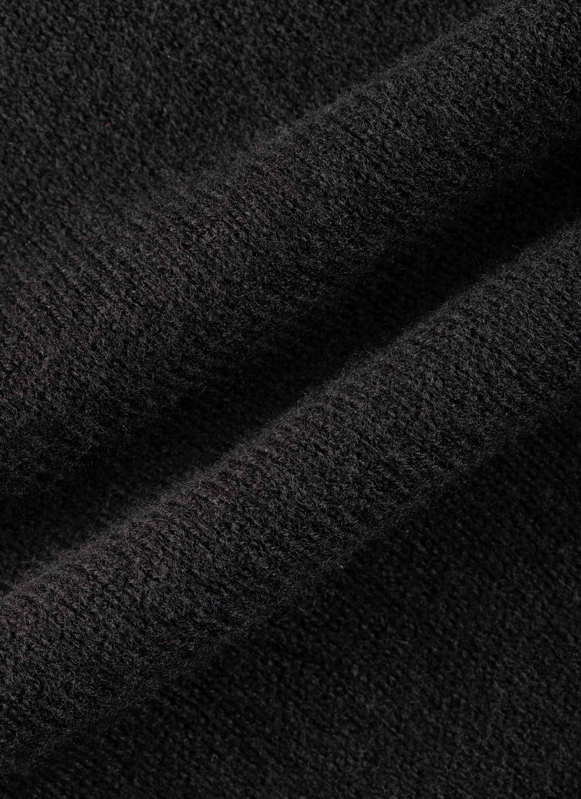 Pullover Rollkragen 1/1 Arm, Black