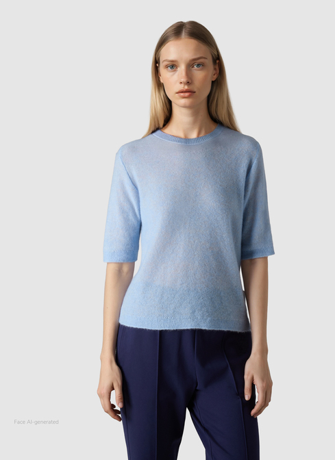 Pullover Rundhals 1/1 Arm width=