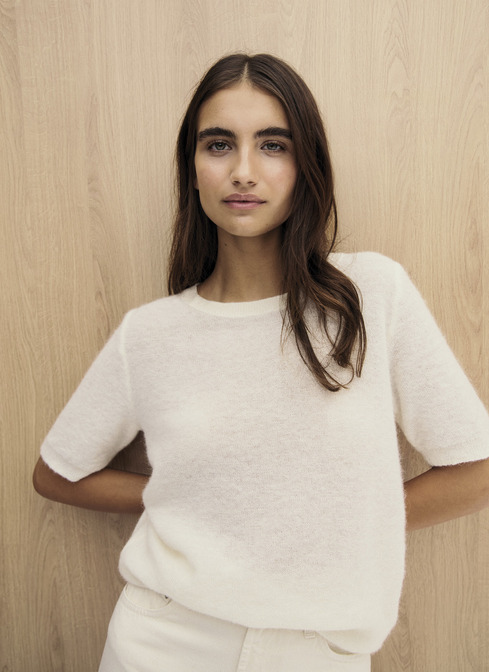 Pullover Rundhals 1/1 Arm width=