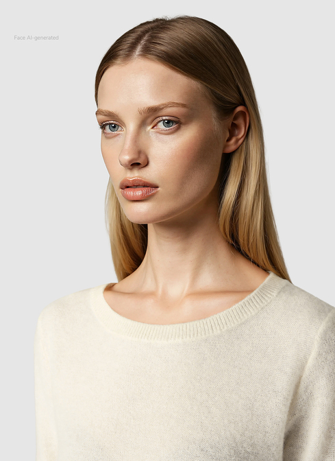 Pullover Rundhals 1/1 Arm width=