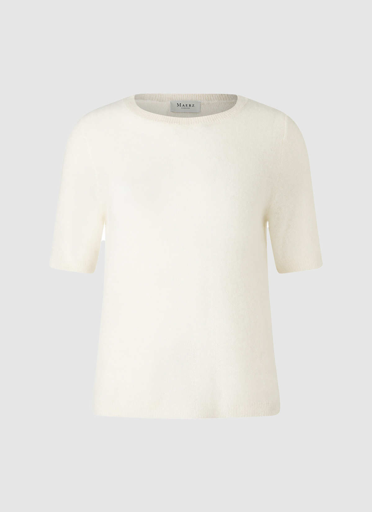 Pullover Rundhals 1/1 Arm, New White 