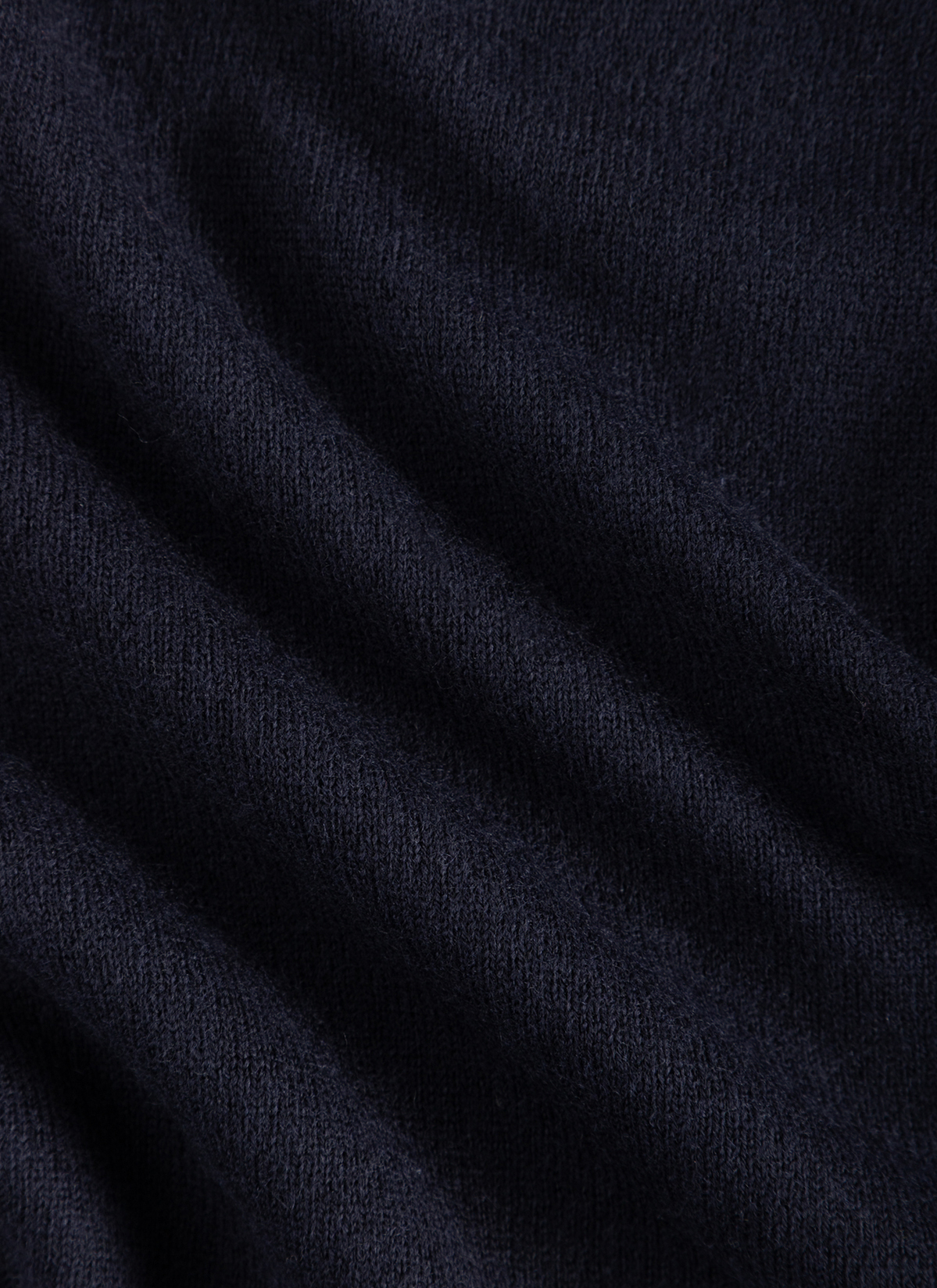 Pullover Stehkragen 1/2 Arm, Navy 