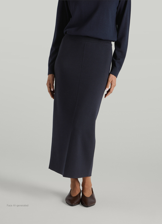 Kleid (normal) Navy Frontansicht