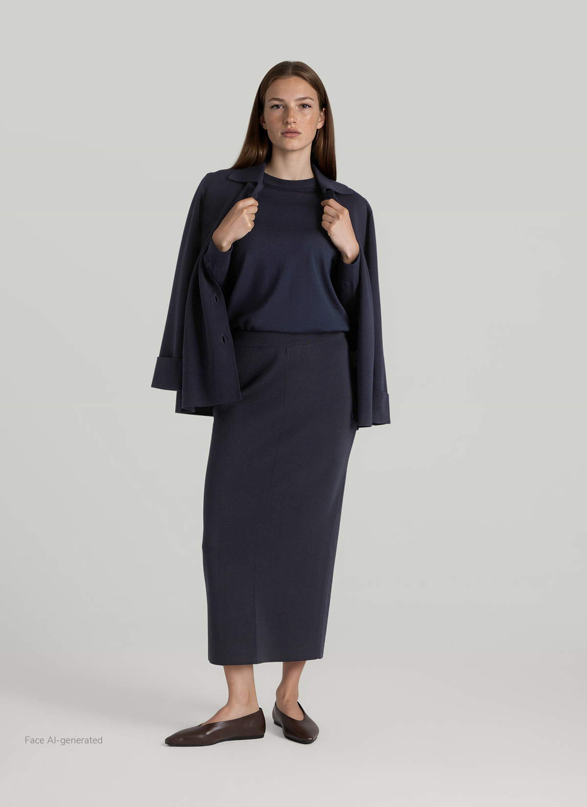 Kleid (normal), Navy Detailansicht 2