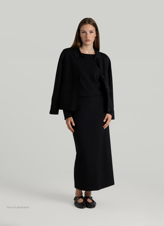 Kleid (normal) Black Frontansicht