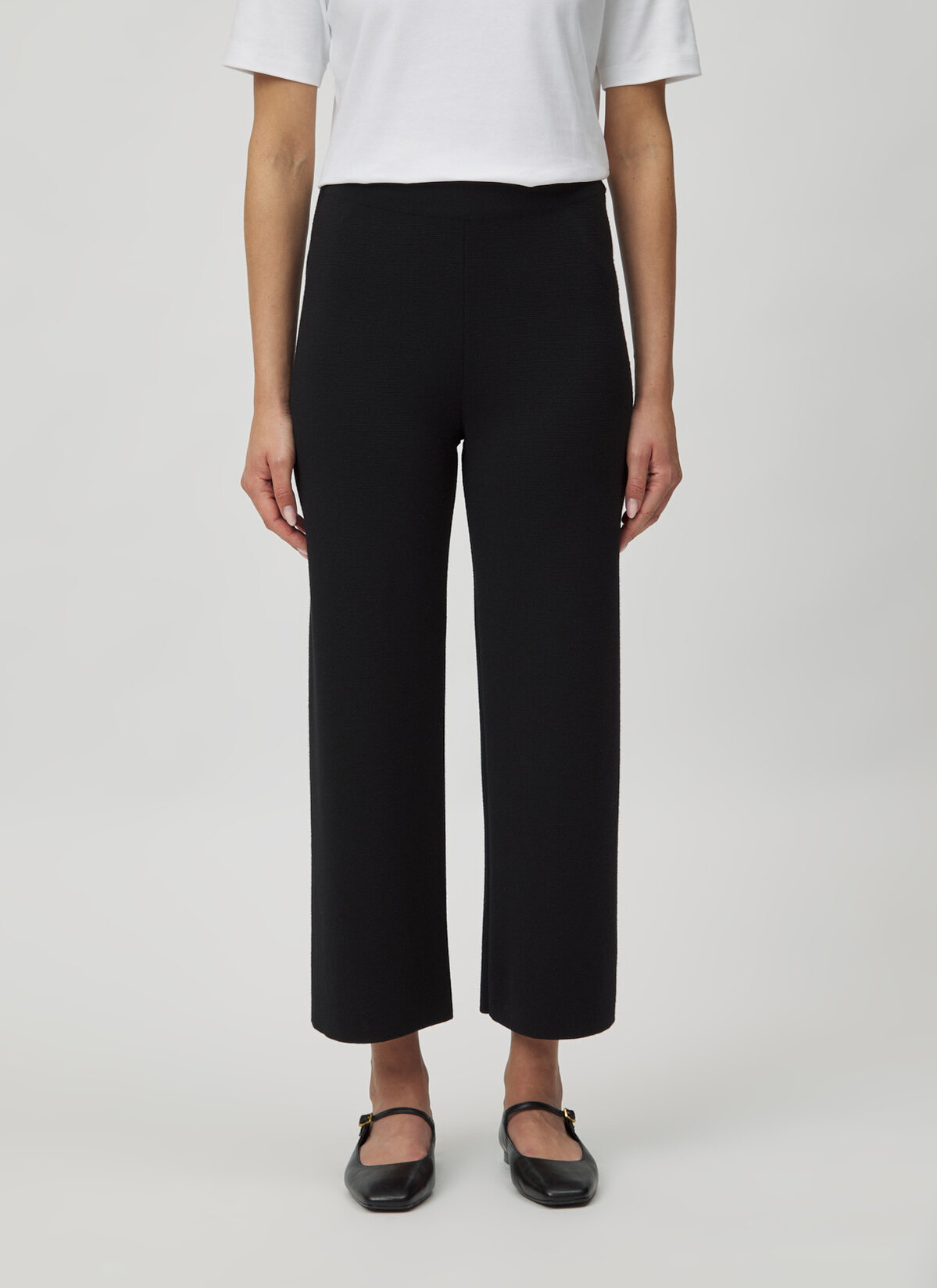 Strickhose, Black Frontansicht