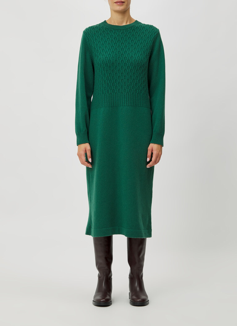 Kleid, Bottle Green Detailansicht 1