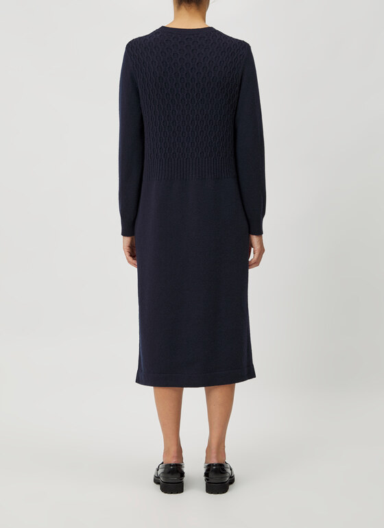 Kleid Navy Frontansicht