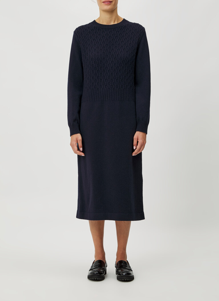 Kleid, Navy Detailansicht 1