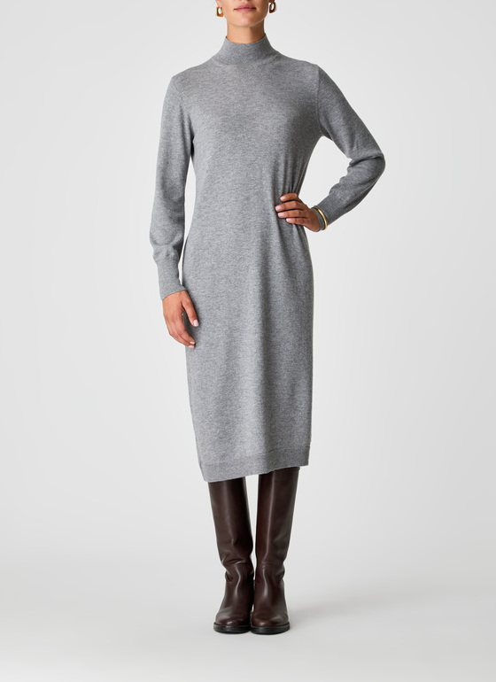 Kleid Granite Grey Frontansicht