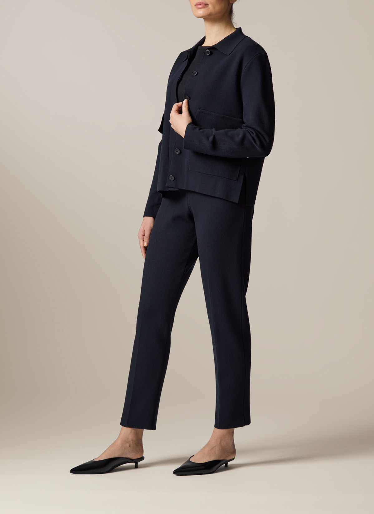 Hose, Navy Detailansicht 2
