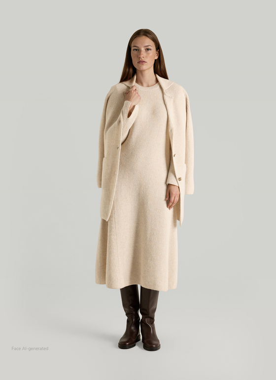 Kleid Frosted Dune Frontansicht