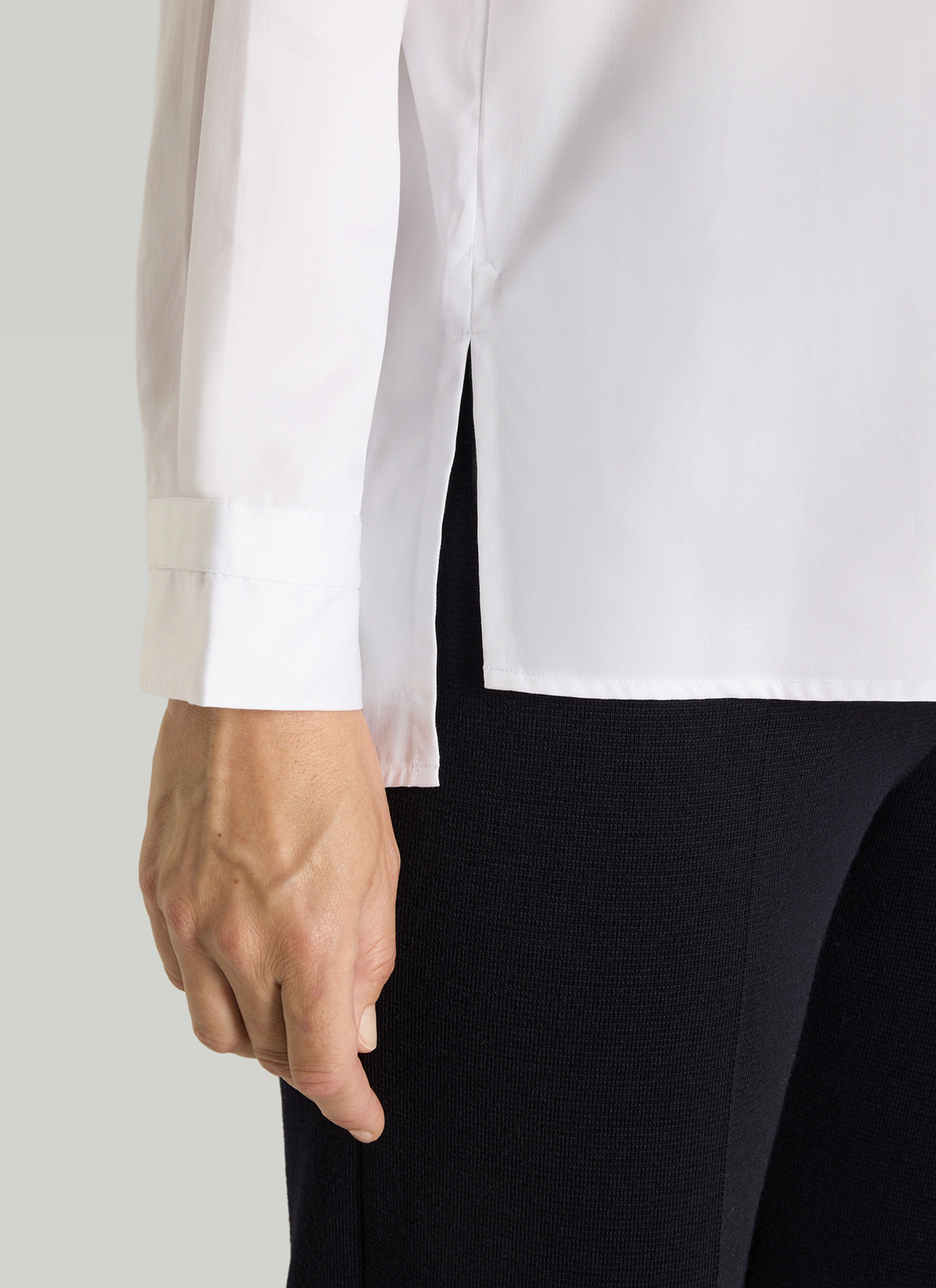 Bluse 1/1 Arm, Pure White Detailansicht 1