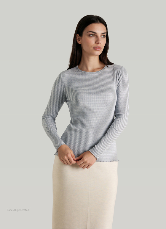 Longsleeve 1/1 Arm Autumn Mist Frontansicht