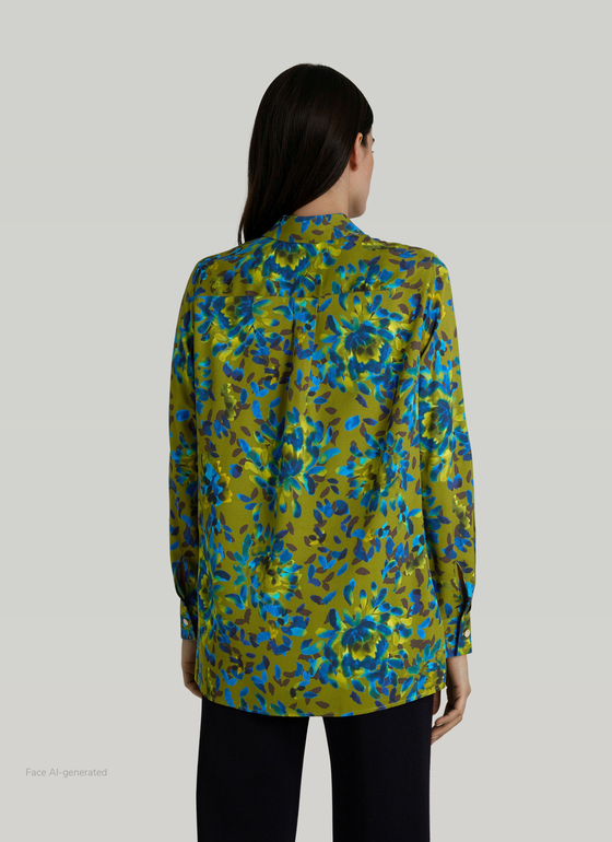 Bluse 1/1 Arm Autumn Forest Frontansicht