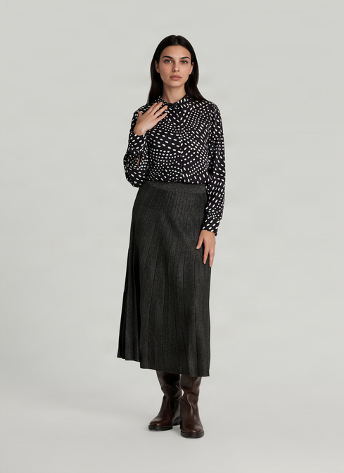 Bluse 1/1 Arm, Black Detailansicht 2