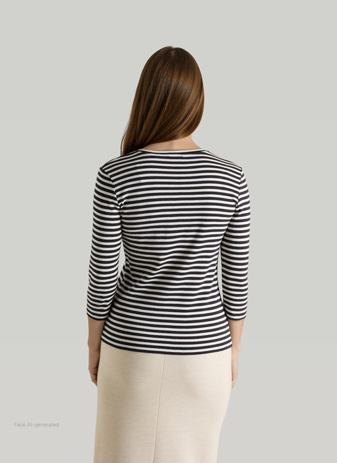 Longsleeve Rundhals 3/4 Arm width=