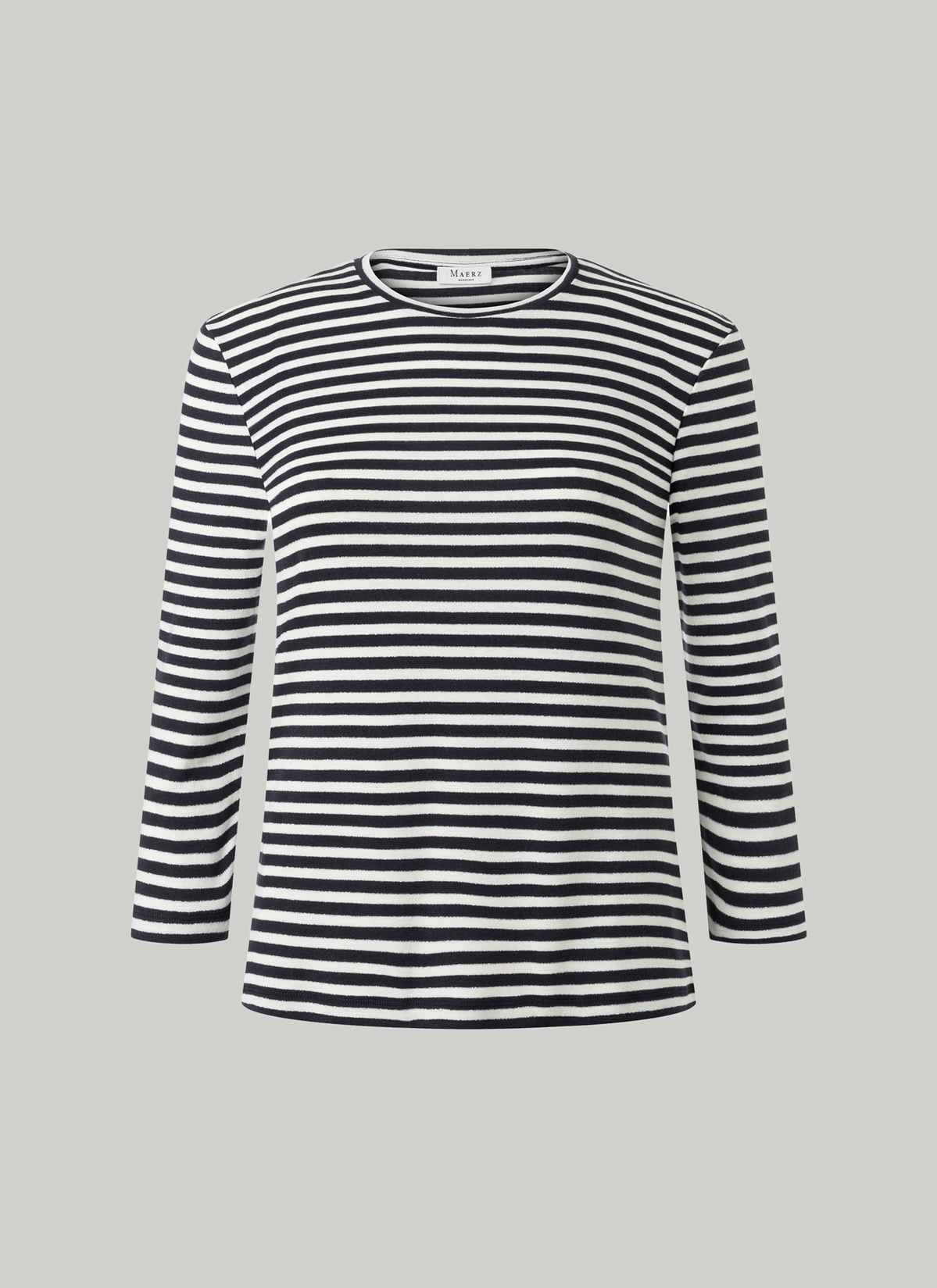 Longsleeve Rundhals 3/4 Arm, Navy