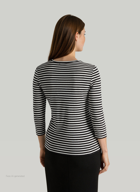 Longsleeve Rundhals 3/4 Arm width=