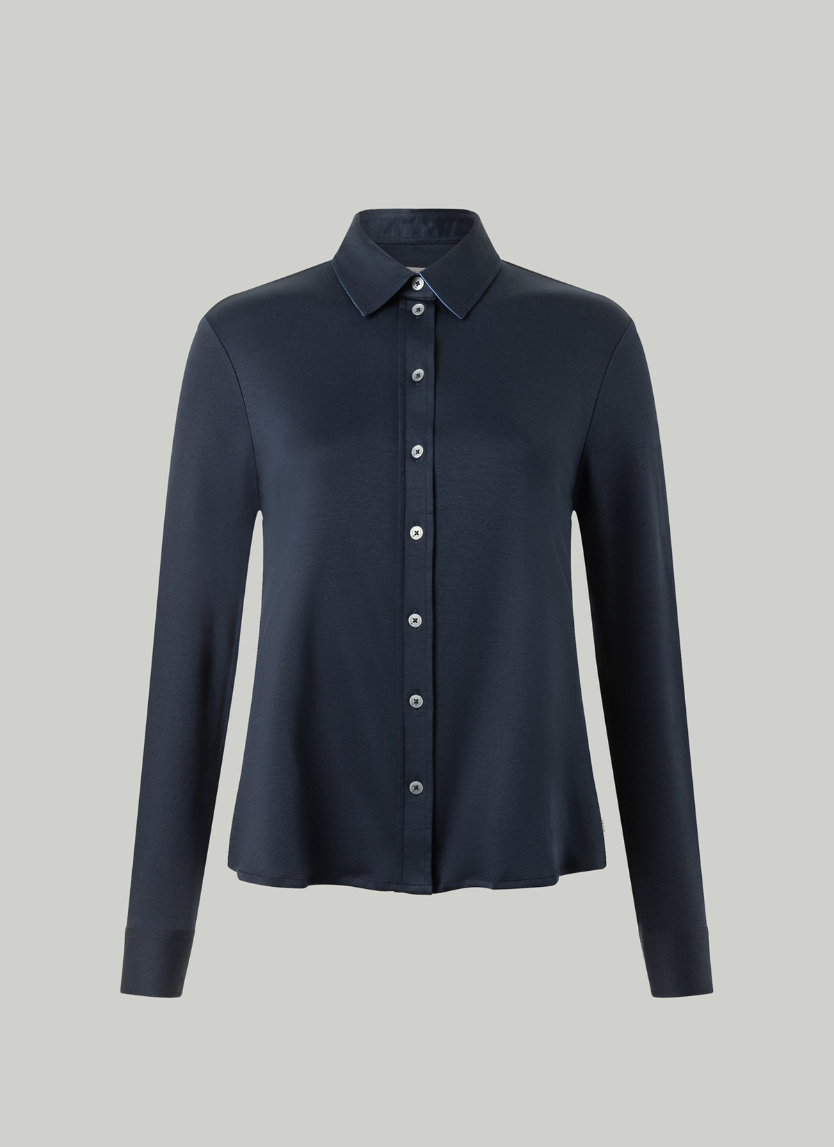 Bluse 1/1 Arm Wirk, Navy 