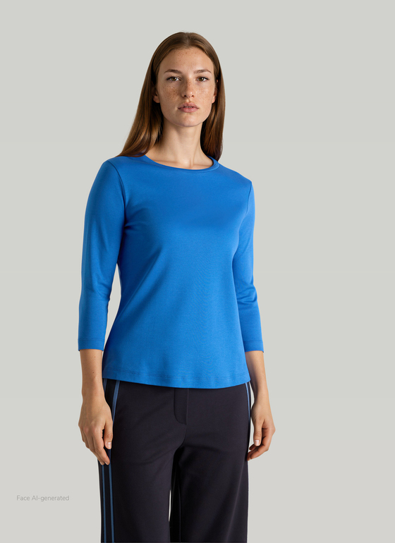 Longsleeve Rundhals 3/4 Arm Nordic Light Frontansicht