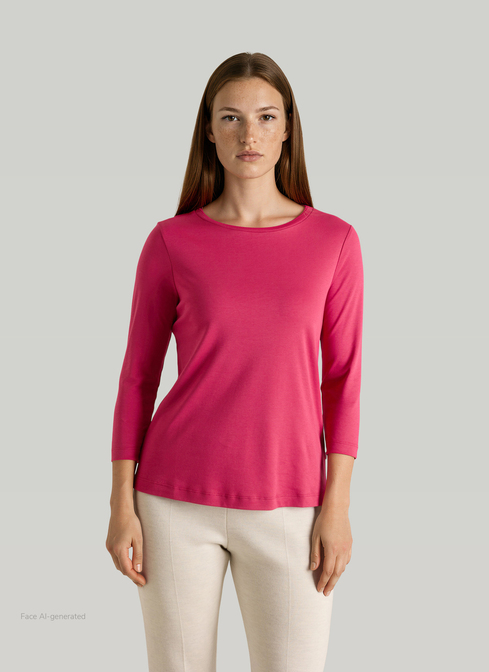 Longsleeve Rundhals 3/4 Arm width=