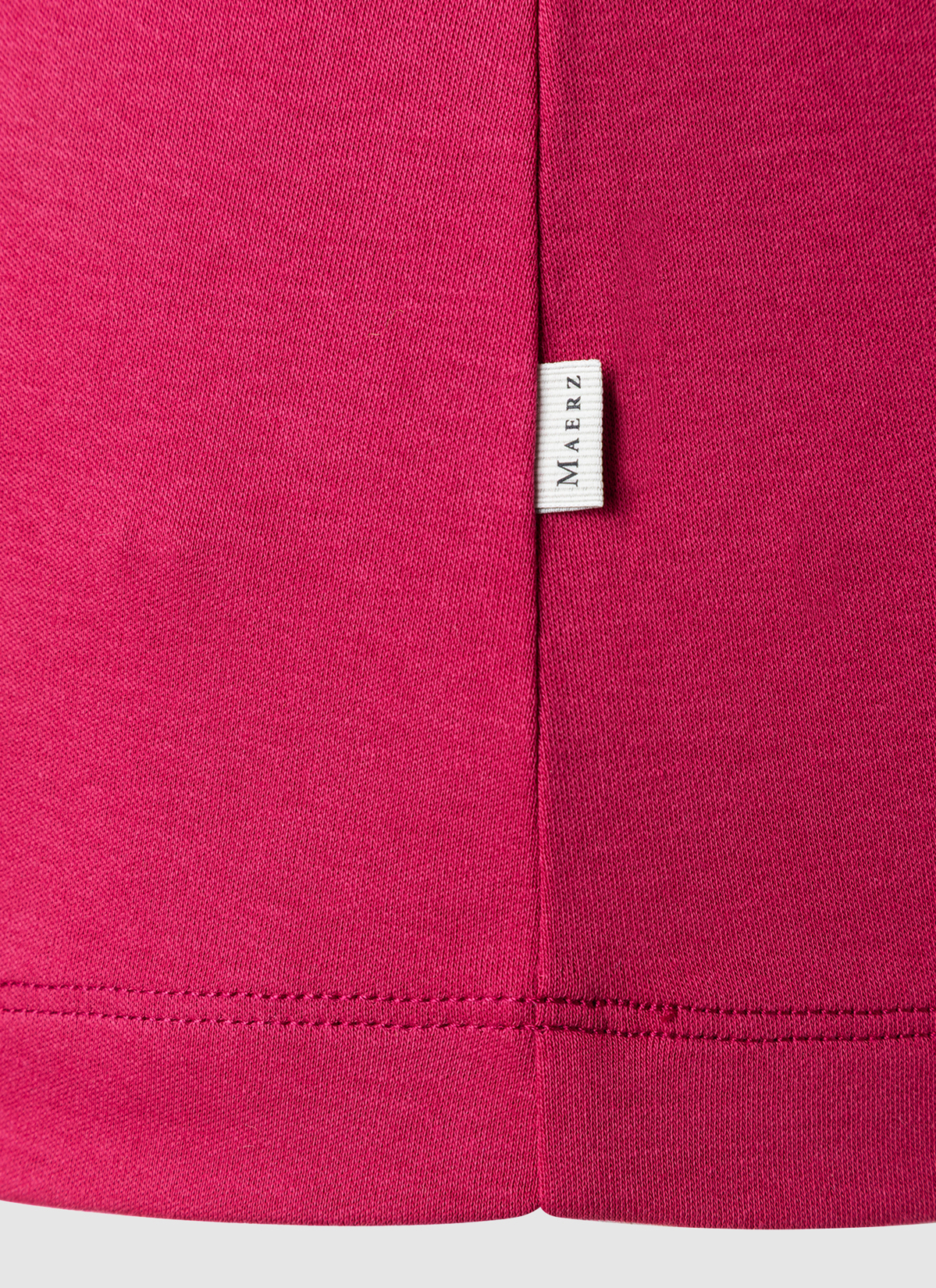 Longsleeve Rundhals 3/4 Arm, Peony Red Detailansicht 1