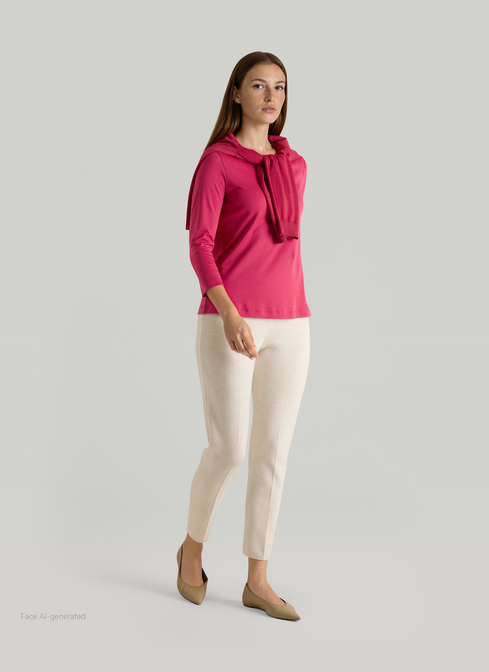 Longsleeve Rundhals 3/4 Arm width=