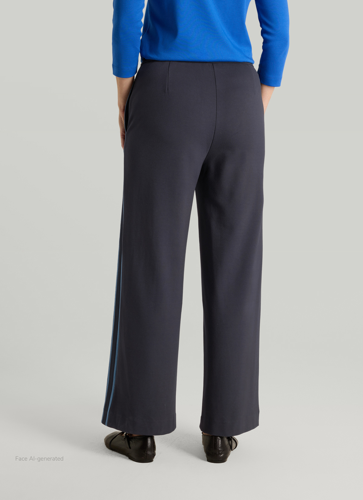 Hose, Navy Rückansicht