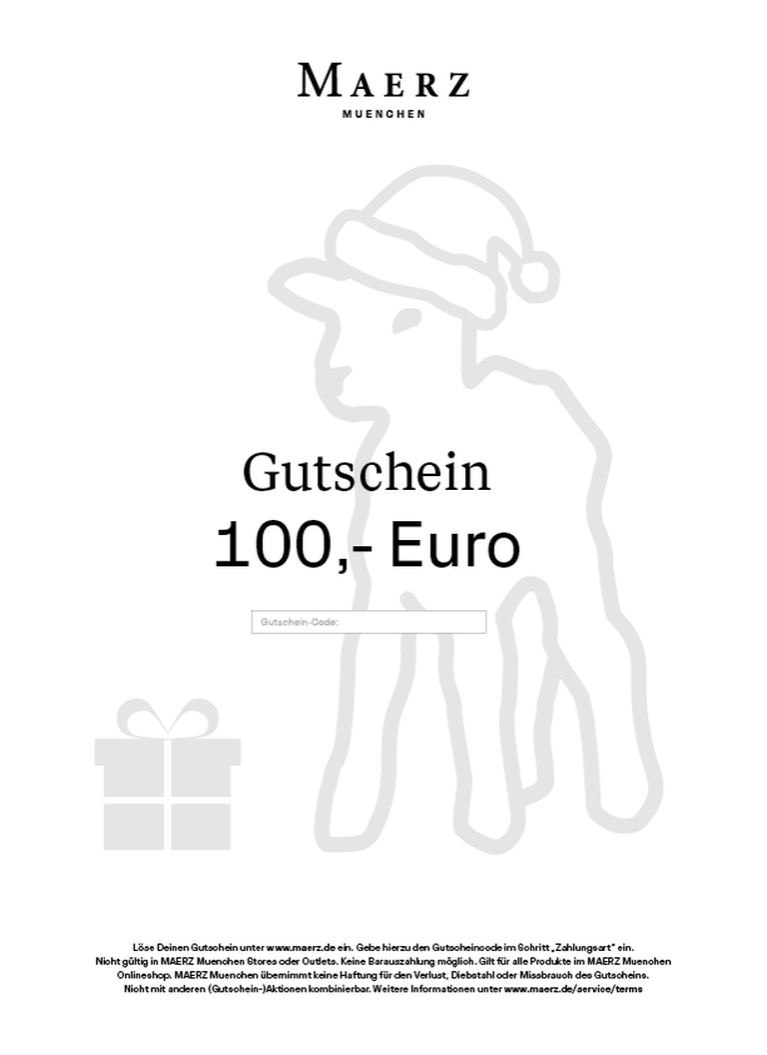100,- € PDF GUTSCHEIN ONLINESHOP, neutral farblos Rückansicht