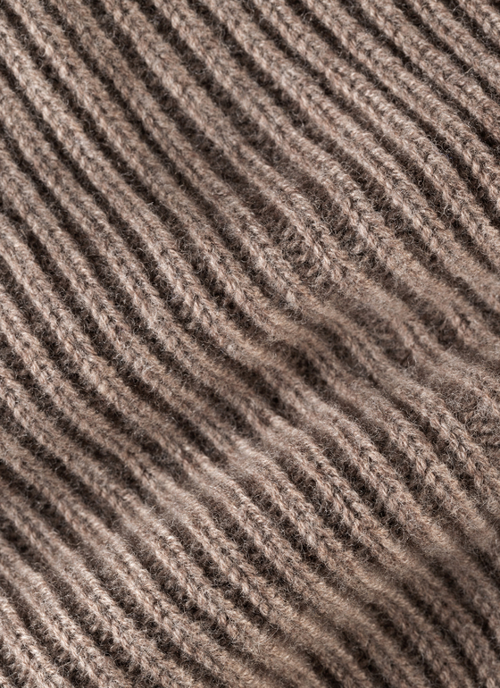 Mütze Taupe Grey Frontansicht