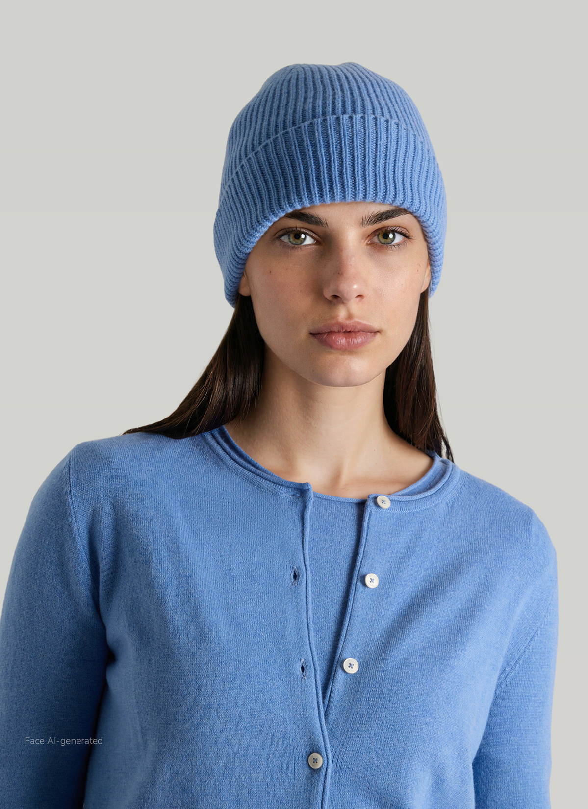 Mütze, Dutch Blue Frontansicht