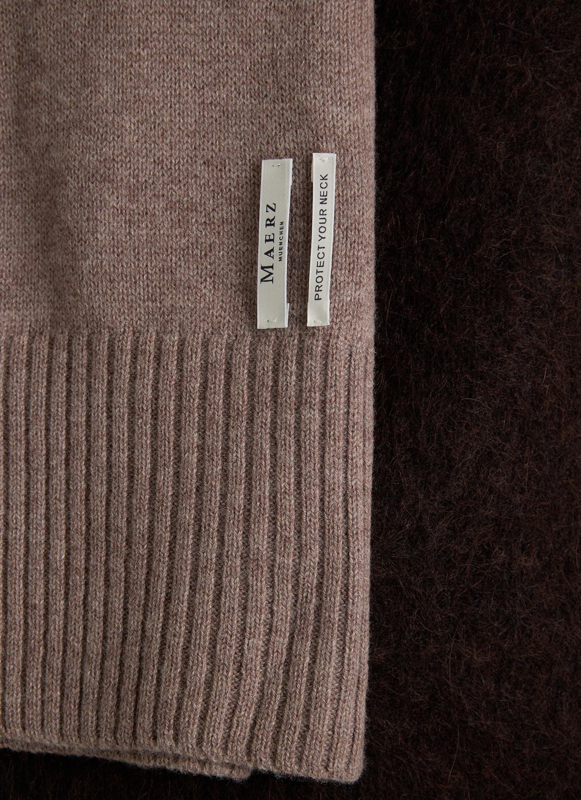 Schal, Taupe Grey Detailansicht 2