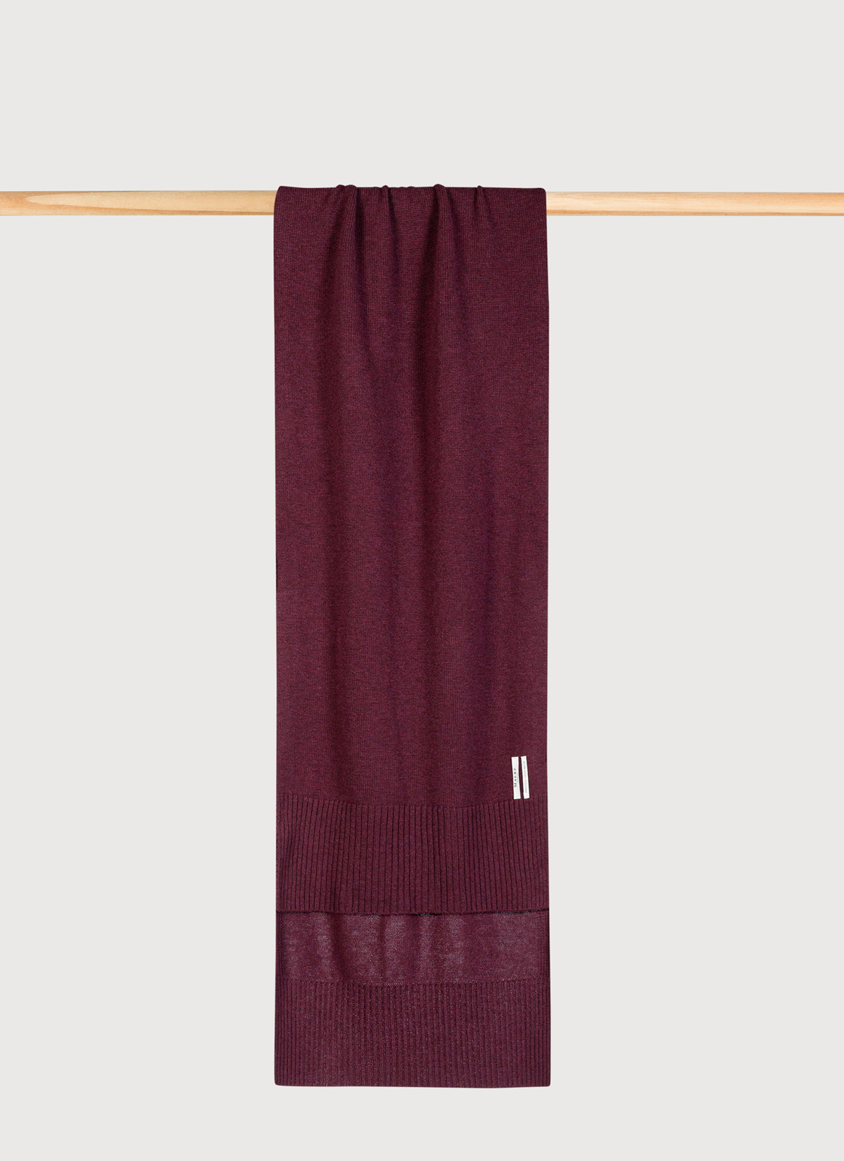 Schal, Oxid Red Detailansicht 2