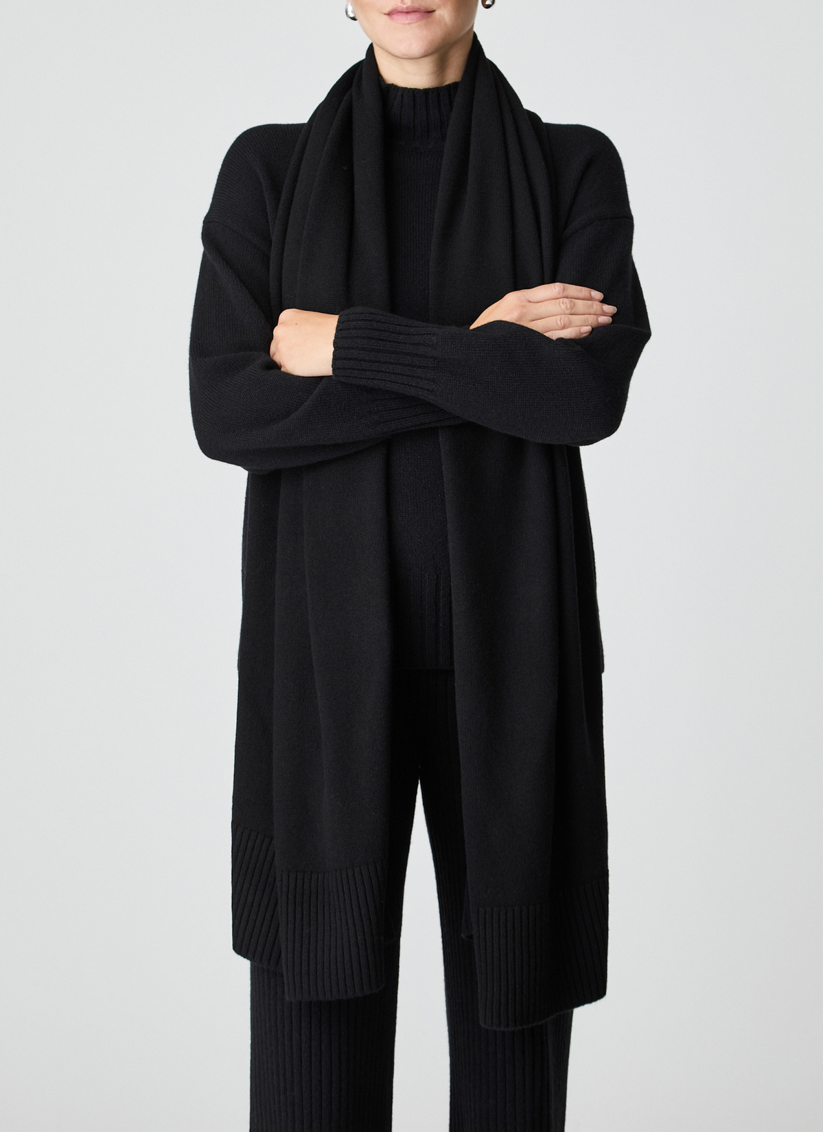 Schal, Black Rückansicht