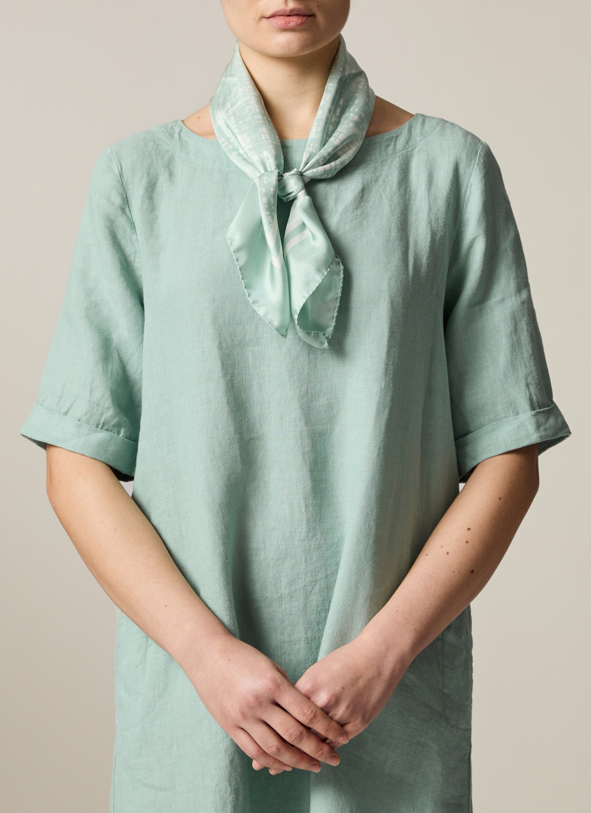 Tuch, Light Aqua Frontansicht
